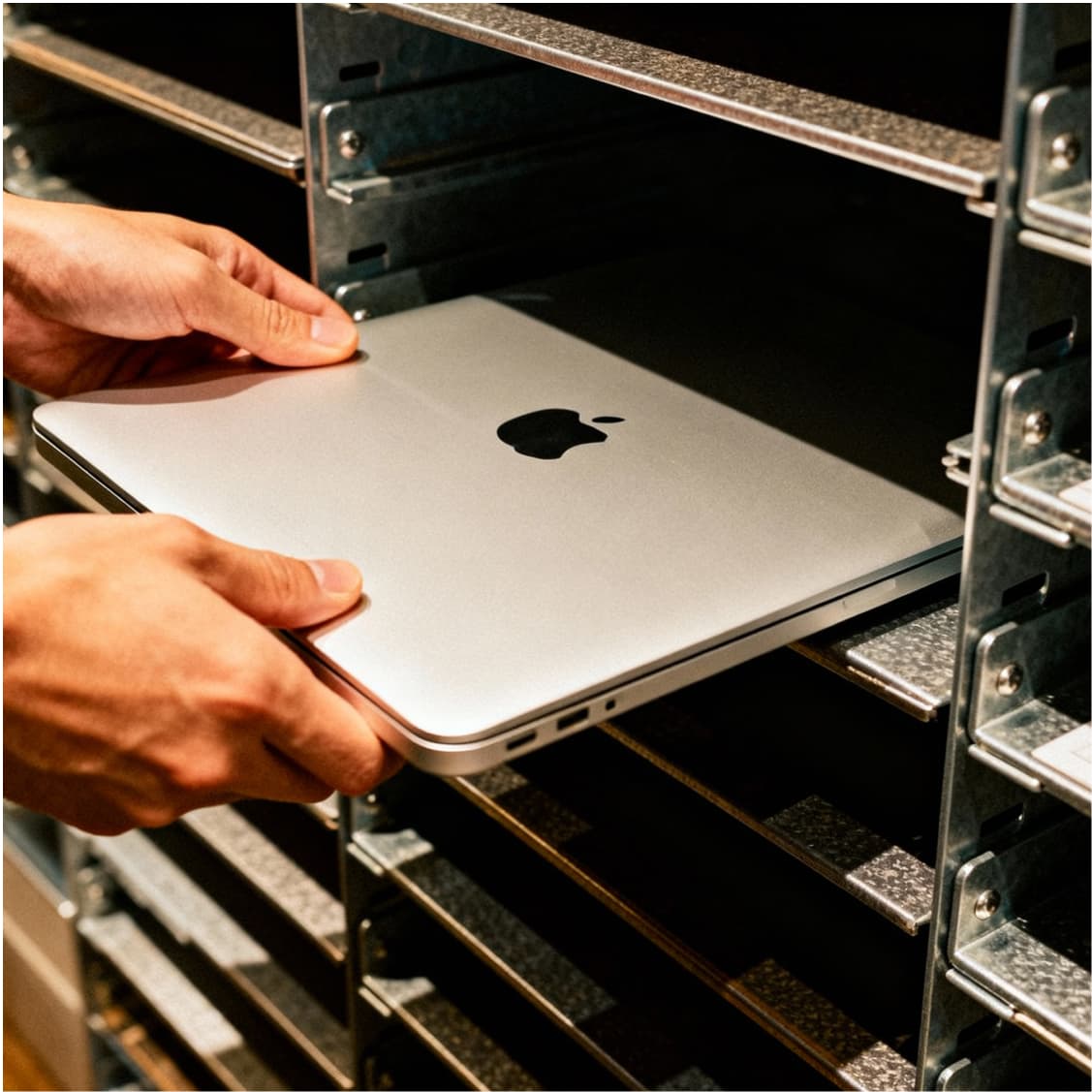 Office environment with remote team collaboration